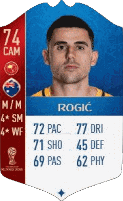 Tom Rogic Australia F I F A - Giocatori carte Videogiochi Multimedia 