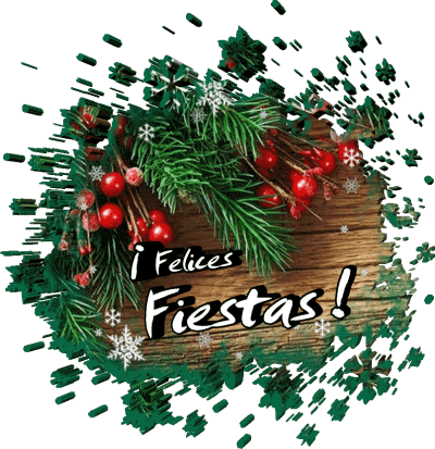 Serie 14 Felices Fiestas Espagnol Messages 