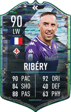 Franck Ribéry Francia F I F A - Jugadores  cartas Vídeo Juegos Multimedia 