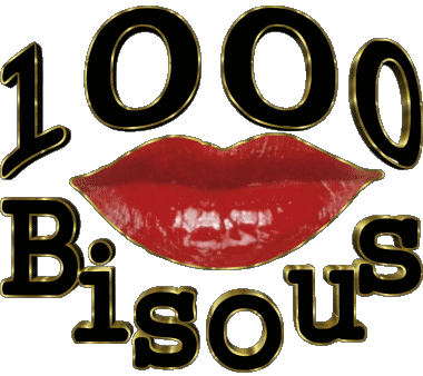1000 Besos Francés Mensajes 