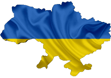 Map Ukraine Europe Flags 