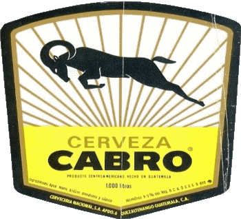 Cabro Guatemala Bières Boissons 