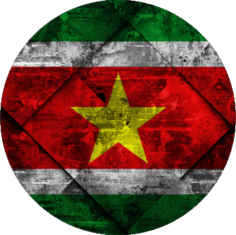 Rond Suriname Amériques Drapeaux 