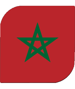 Carré Maroc Afrique Drapeaux 