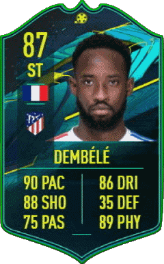 Moussa Dembélé France F I F A - Joueurs Cartes Jeux Vidéo Multi Média 