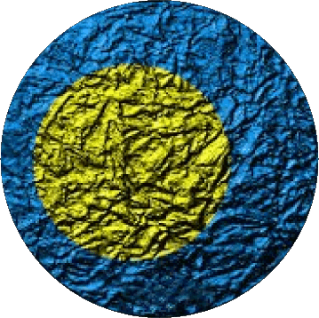 Runde Palau Ozeanien Fahnen 