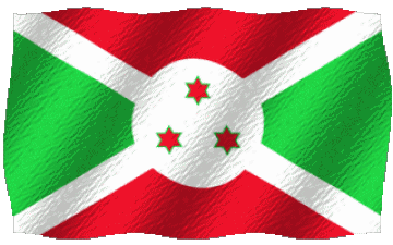 Waving Burundi Africa Flags 