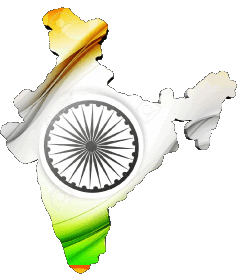 Map India Asia Flags 