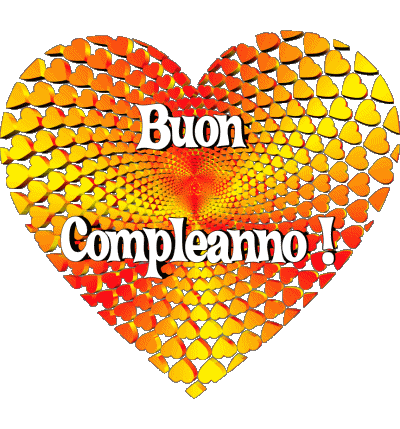 007 Cuore Buon Compleanno Italian Messages 