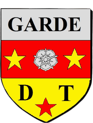 Blason-Blason LA GARDE 83 Départements - Villes France Drapeaux 