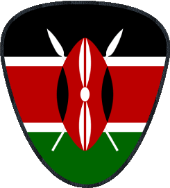 Forma 01 Kenia Africa Bandiere 