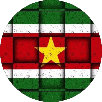 Tondo Suriname America Bandiere 