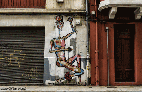 Serie 02 Street Art Graffiti Umorismo -  Fun 