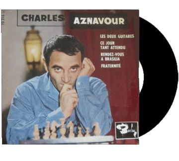 Les Deux Guitare - Ce jour tant attendu rendez vous a Brasilia - Fratenité-Les Deux Guitare - Ce jour tant attendu rendez vous a Brasilia - Fratenité Charles Aznavour Compilazione Francia anni '60 Musica Multimedia 