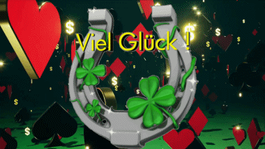 003 Animated Background Viel Glück German Messages 