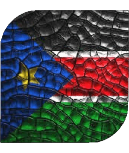 Platz Südsudan Afrika Fahnen 