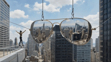 Tightrope Walker A.I Mix Humor -  Fun 