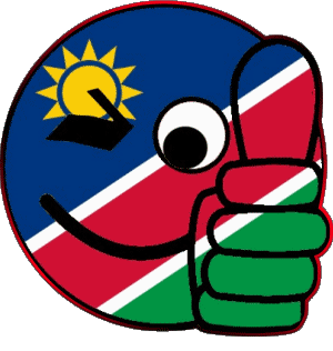Smiley - OK Namibia Afrika Fahnen 