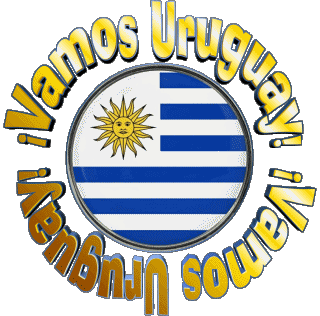 Bandera Vamos Uruguay Spanish Messages 