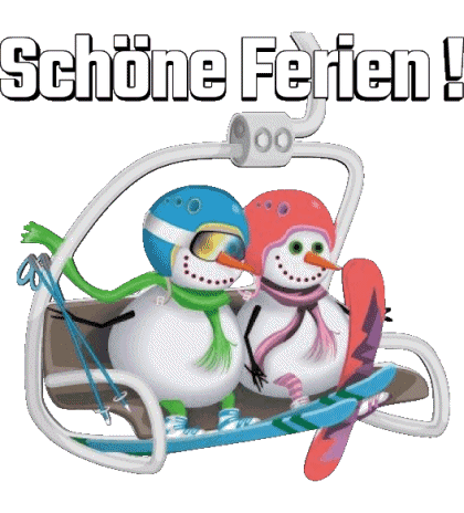 Serie 03 Schöne Ferien Winter Allemand Messages 