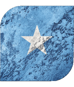 Quadrato Somalia Africa Bandiere 