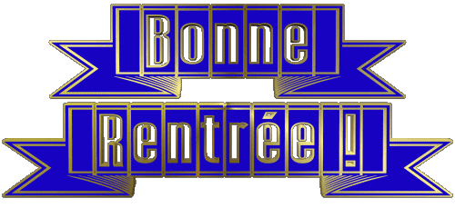 02 Transparenter Hintergrund Bonne Rentrée Französisch Nachrichten 