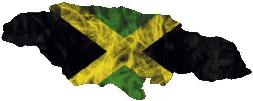 Carte Jamaïque Amériques Drapeaux 