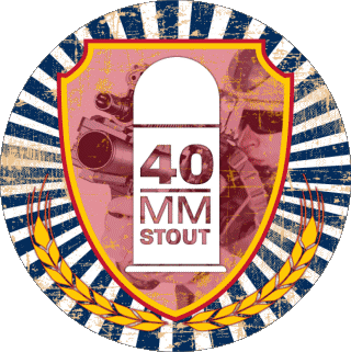 40 MM stout-40 MM stout 5X5 Brewing CO USA Cervezas Bebidas 