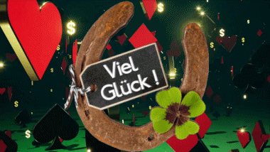 003 Animated Background Viel Glück German Messages 