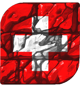 Carré Suisse Europe Drapeaux 