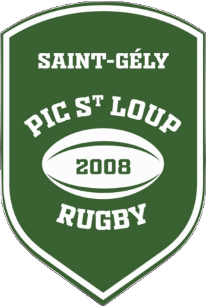 Saint Gély Pic Saint Loup RC Dept 34 Rugby Club Francia Logo Deportes 