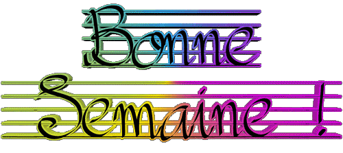 01 Bonne Semaine Francese Messagi 