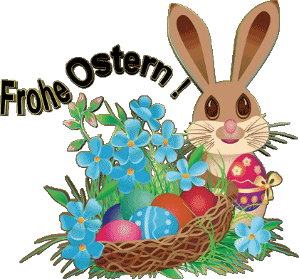 02 Frohe Ostern Tedesco Messagi 