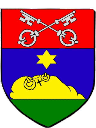 Blazon-Blazon PIERRE BENITE 69 Departments - Cities France Flags 