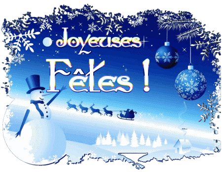 Serie 22 Joyeuses Fêtes (Noël) Französisch Nachrichten 