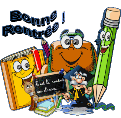 05 Fond Transparent Bonne Rentrée Français Messages 