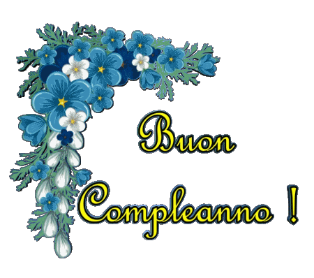 002 Transparent Background Floreale Buon Compleanno Italian Messages 