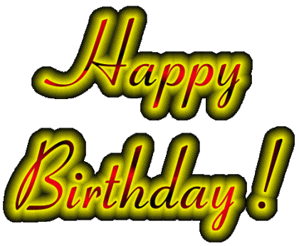 001 Fluo - Neon Happy Birthday Englisch Nachrichten 