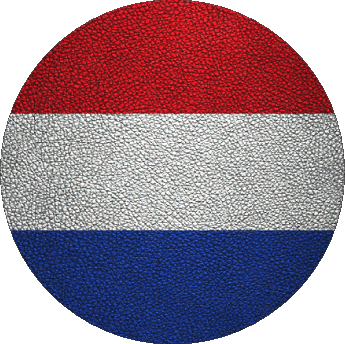 Round Netherlands Europe Flags 