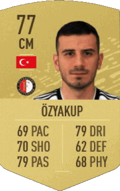 Oguzhan Özyakup Turquía F I F A - Jugadores  cartas Vídeo Juegos Multimedia 