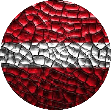 Rond Lettonie Europe Drapeaux 