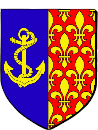 Blasón-Blasón SAINT GILLES CROIX DE VIE 85 Departamentos - Ciudades Francia Banderas 