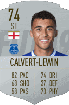 Dominic Calvert-Lewin England F I F A - Karten Spieler Videospiele Multimedia 