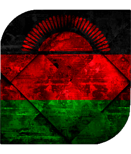 Carré Malawi Afrique Drapeaux 
