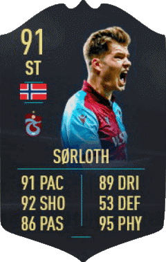 Alexander Sorloth Norvegia F I F A - Giocatori carte Videogiochi Multimedia 