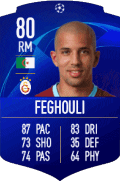 Sofiane Feghouli Algerien F I F A - Karten Spieler Videospiele Multimedia 