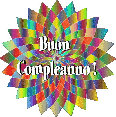 022 Transparent Background Astratto - Geometrico Buon Compleanno Italian Messages 