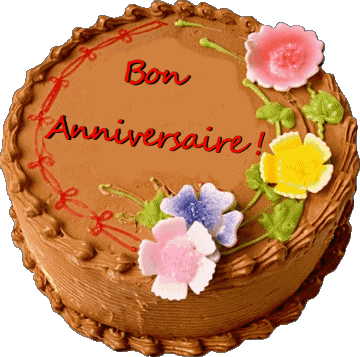005 Gateaux Bon Anniversaire Francés Mensajes 