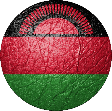 Rond Malawi Afrique Drapeaux 