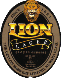 Lion Ceylon Sri Lanka Bier Getränke 